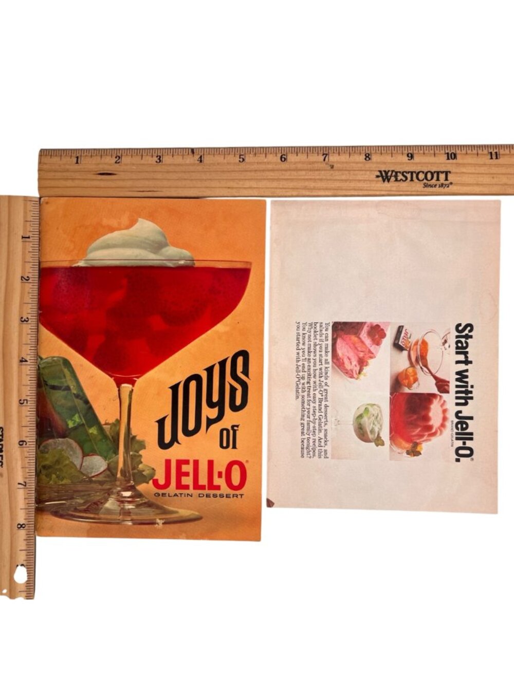 Joys Of Jell-O Vintage Recipe Booklet 5th Edition & Jell-O Brand Gelatin Leaflet - Picture 12 of 13